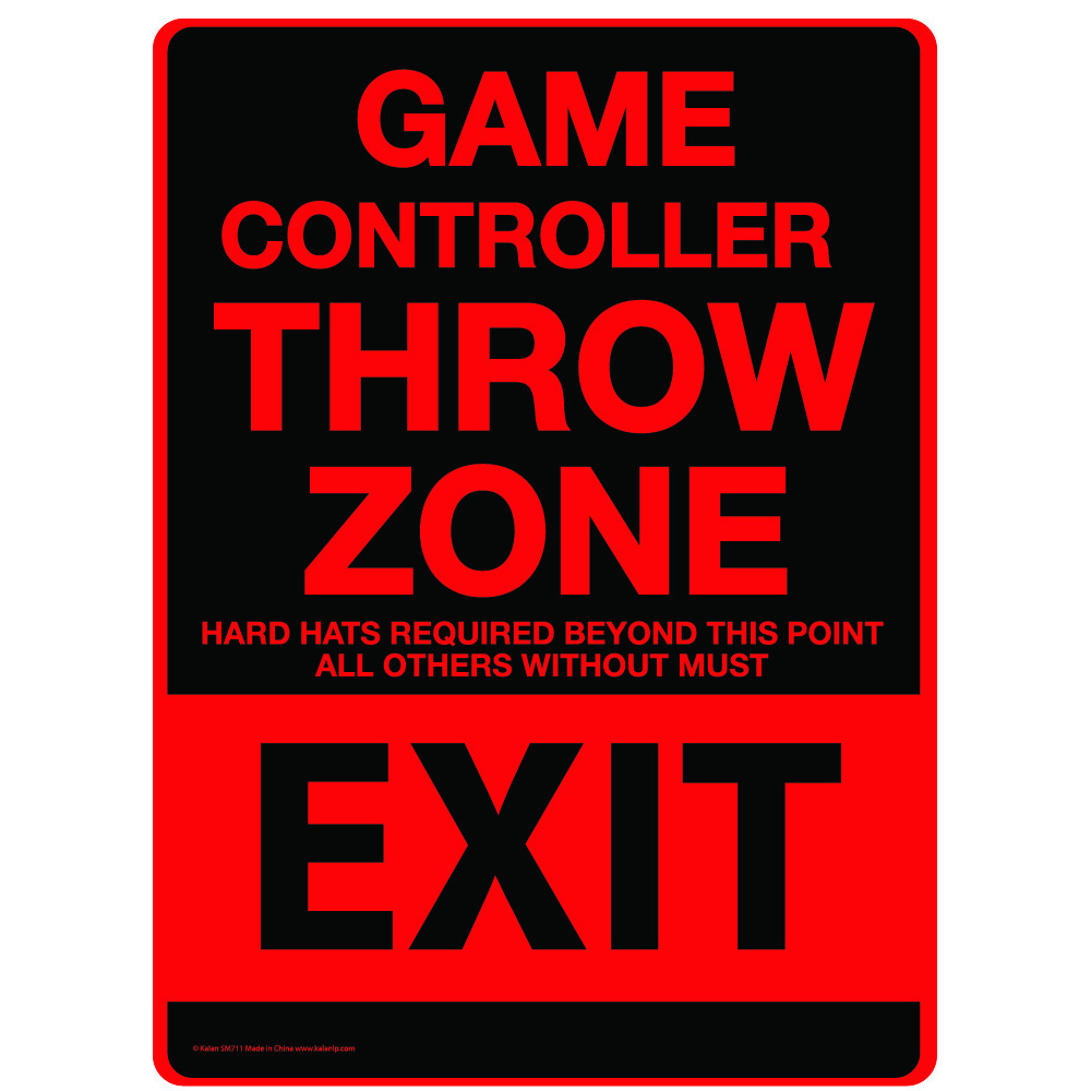 Retro Gaming Zone - Vintage Metal Levha - Oyun Kontrol