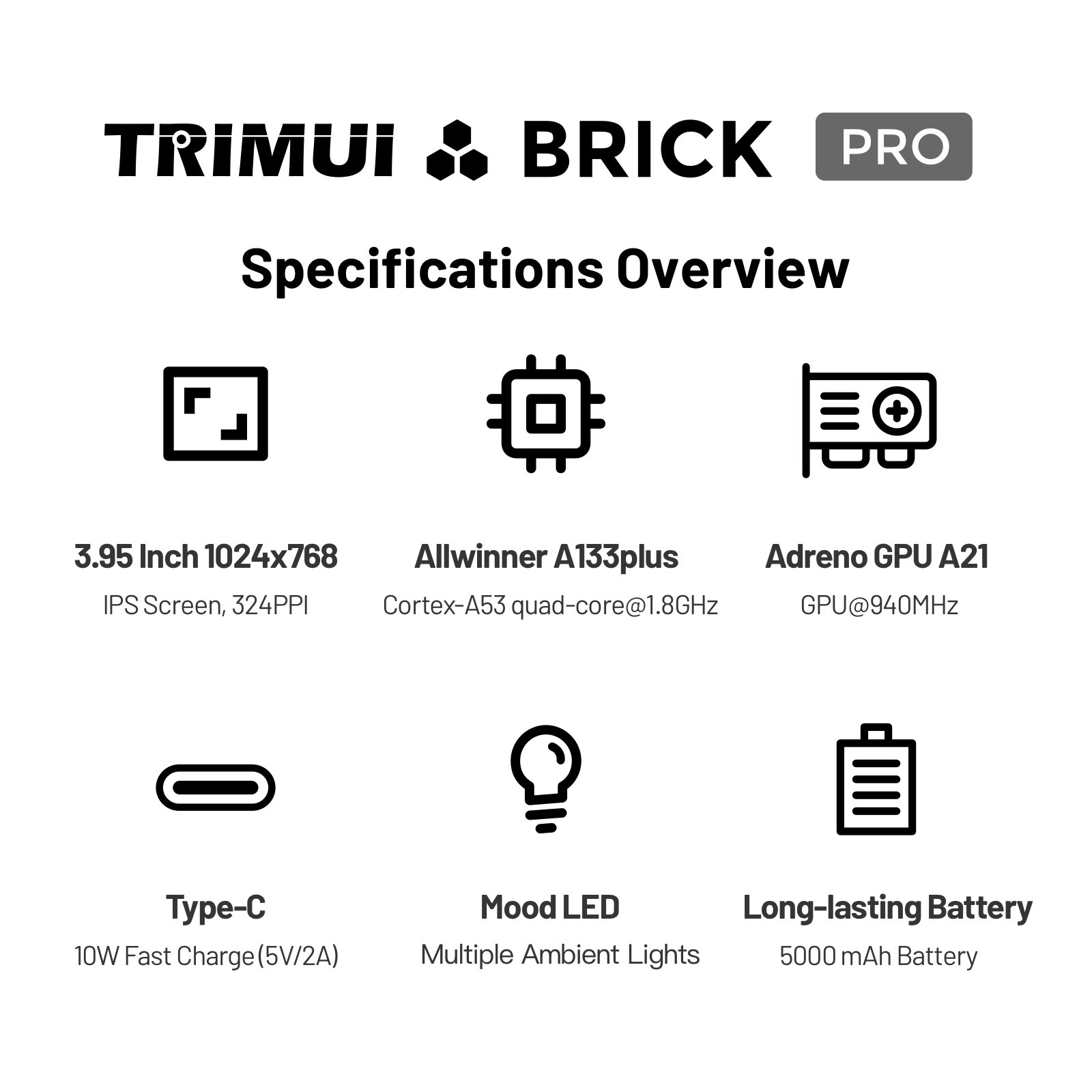 TRIMUI Brick Pro TG4040 Retro  - Retro Gaming Device Handheld incelemesi ve fiyatı