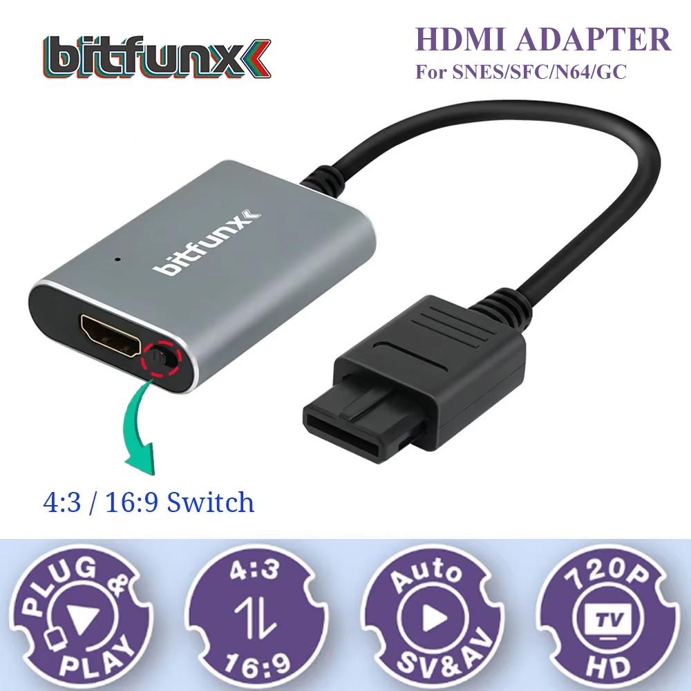 Bitfunx 720P Svideo / AV - HDM - Retro Gaming Machine incelemesi ve fiyatı