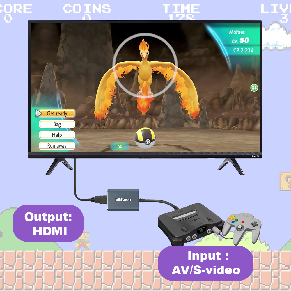 Bitfunx 720P Svideo / AV - HDM - Retro Gaming Machine incelemesi ve fiyatı