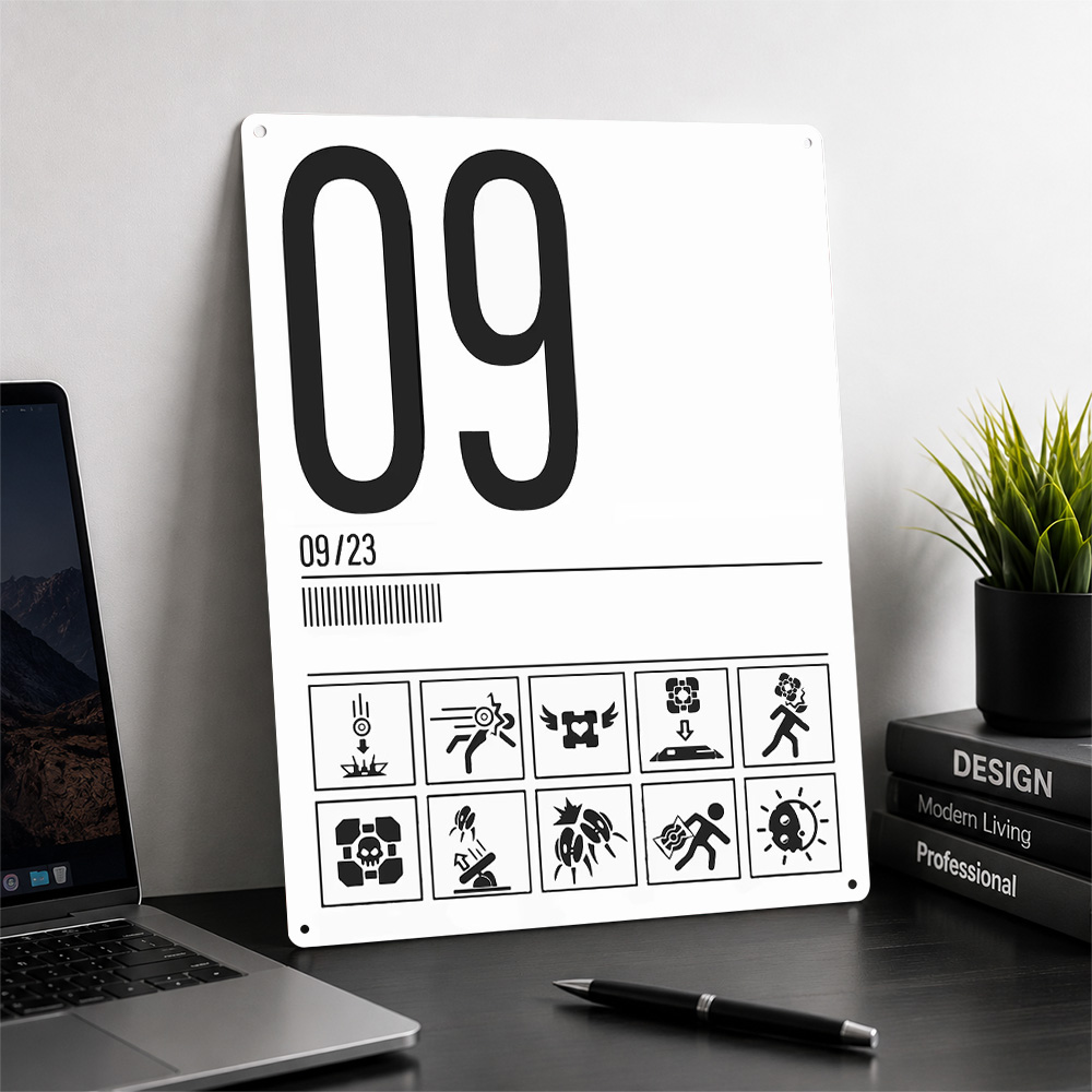 Portal 2 Başarı Rehberi Poster - Retro Gaming Achievements incelemesi ve fiyatı