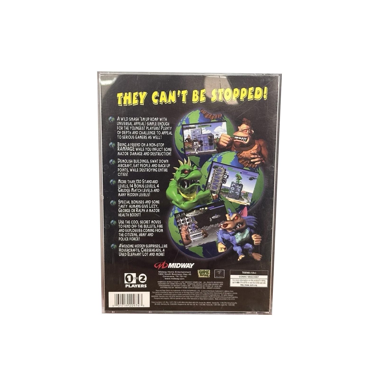 Saturn Kopya Disk Oyunu Rampag - Retro Gaming Machine incelemesi ve fiyatı