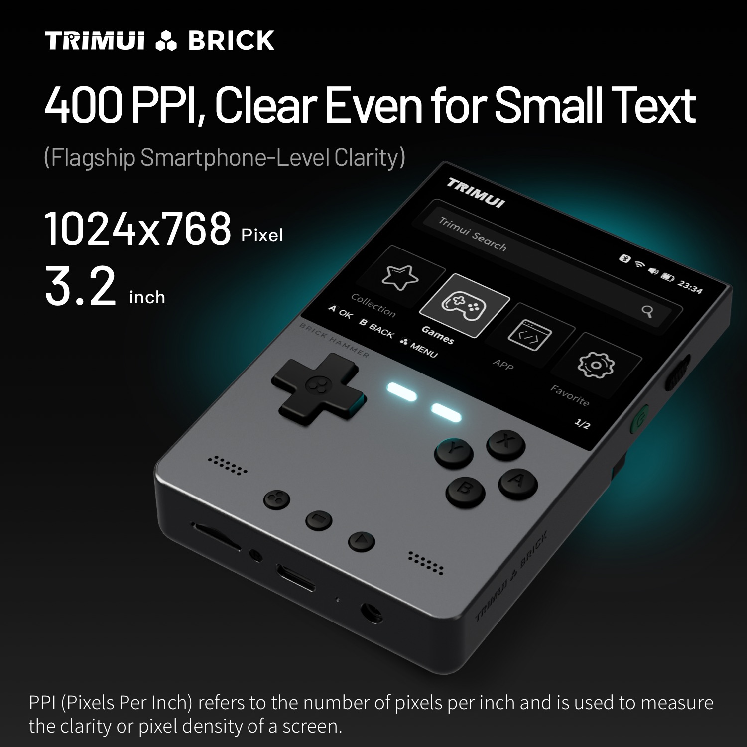 TRIMUI BRICK HAMMER Retro El O - Retro Gaming Device Handheld incelemesi ve fiyatı