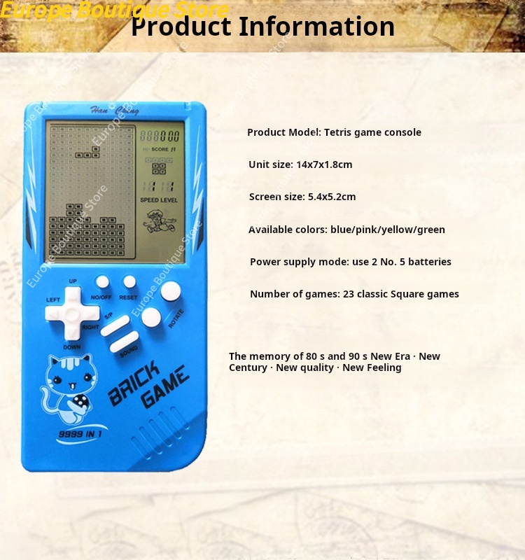 Büyük Ekranlı Çocuk El Oyun Ko - Retro Gaming Device Handheld incelemesi ve fiyatı